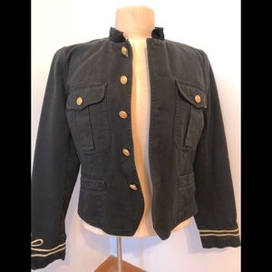 LIZWEAR DENIM BLACK JACKET